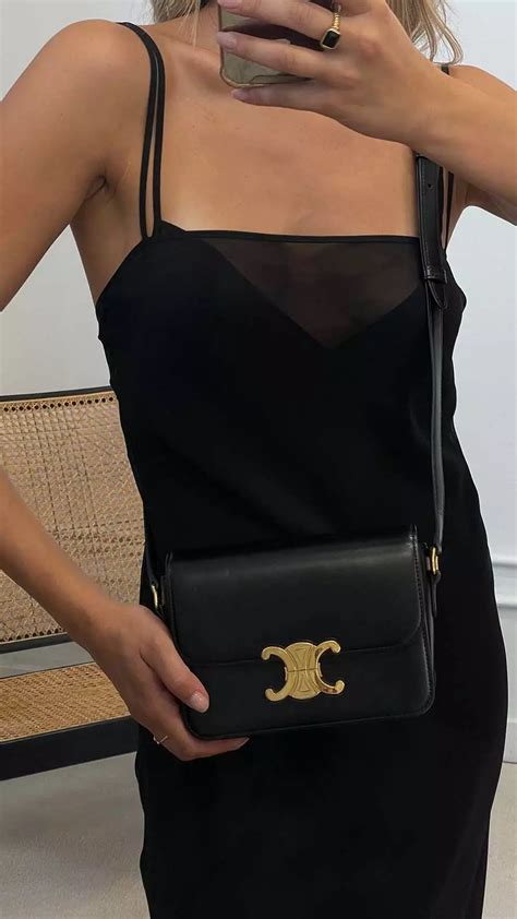 celine medium triomphe bag review